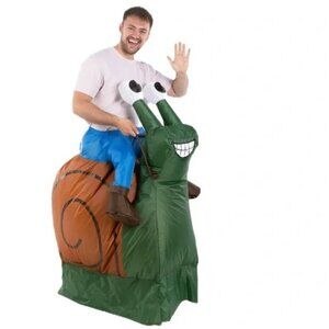 Adult Mens Morph Costume SNAIL RIDE ON Halloween Inflatable OSFM Blow Up NWT